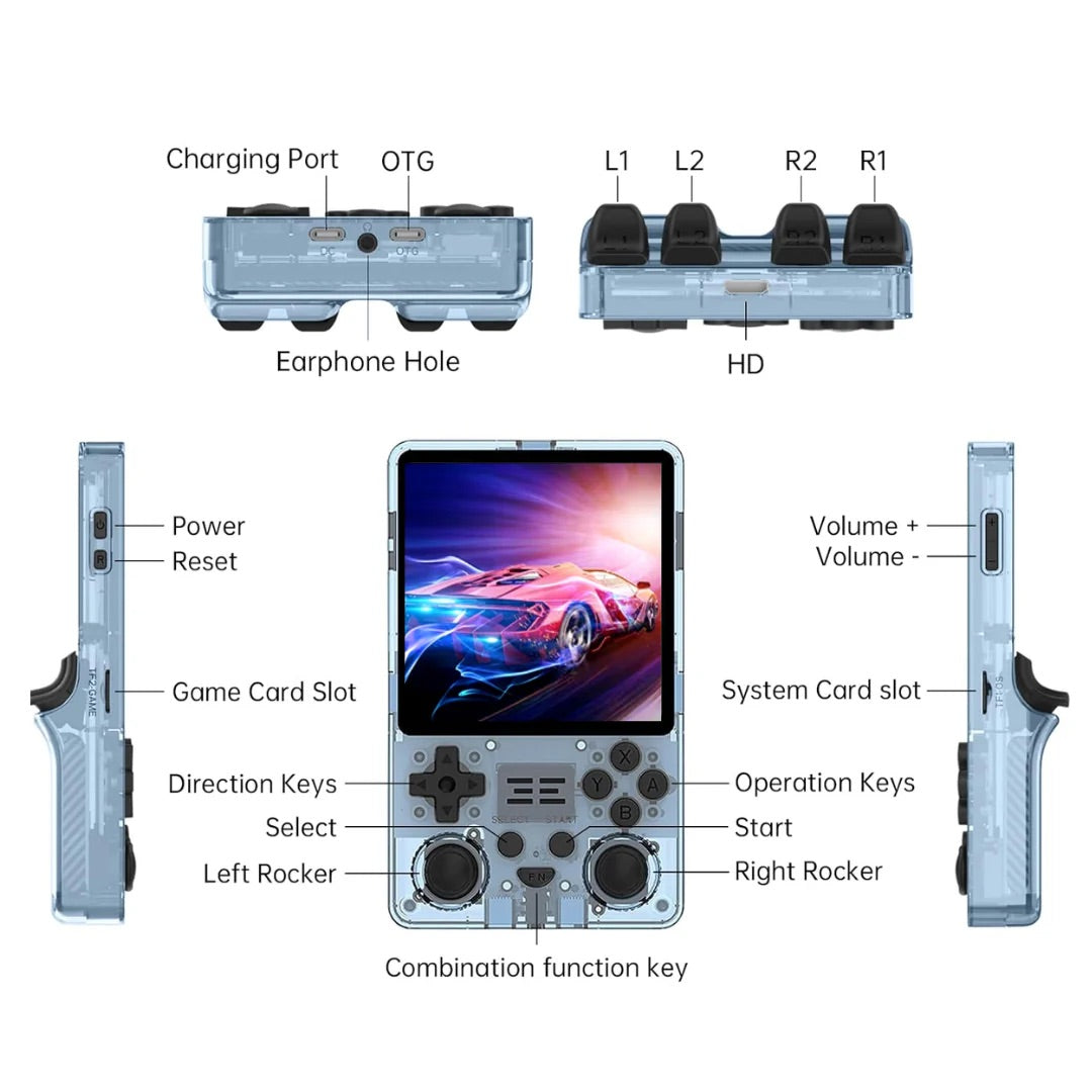 Handheld retro game console